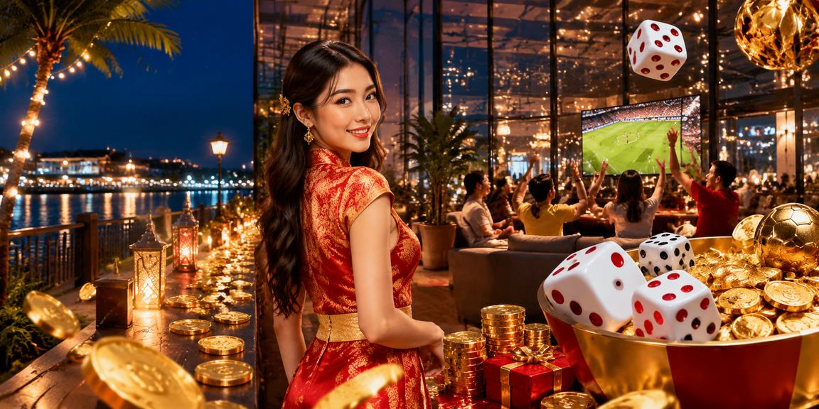 Pengguna Malaysia menyemak odds permainan sukan dengan gaya Melayu tradisional